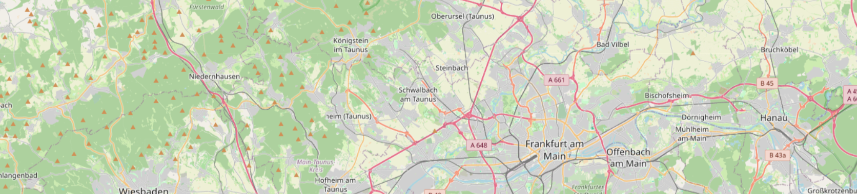 google-Karte aller veröffentlichten SpürNatur-Bahnen